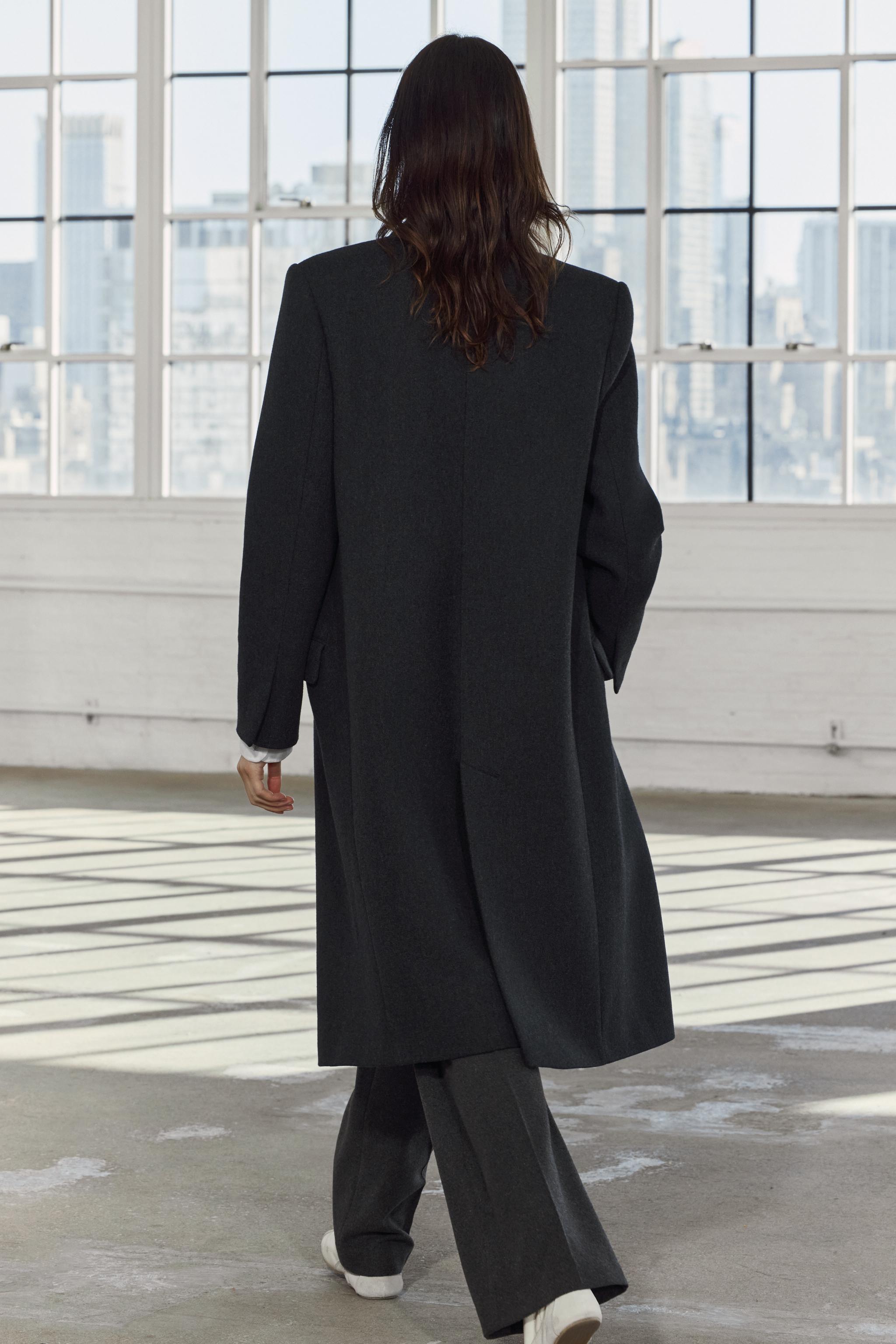 WOOL BLEND OVERSIZE COAT ZW COLLECTION Product Image