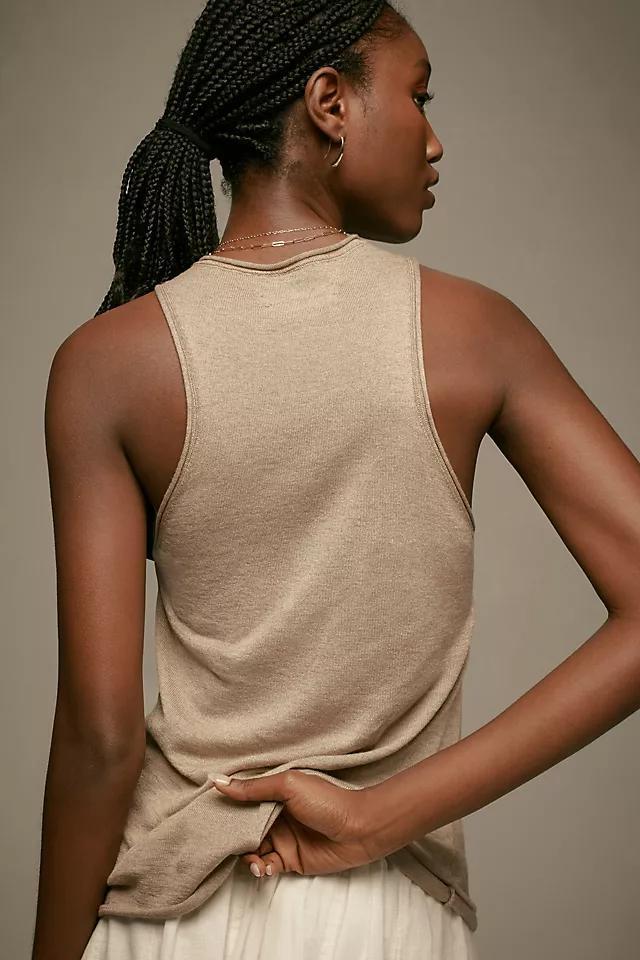 By Anthropologie Scoop-Neck Slinky Sweater Tank Product Image