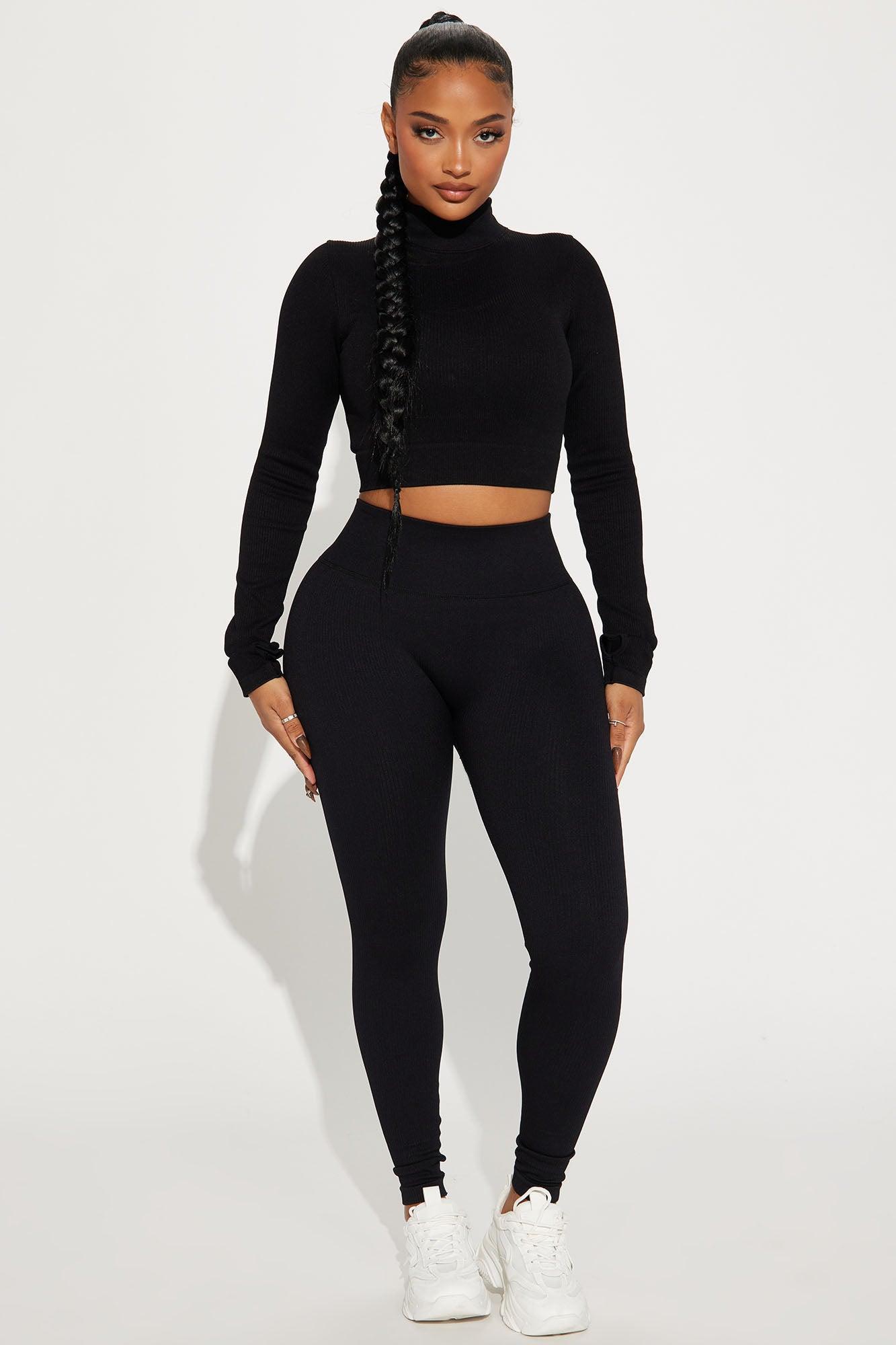 Namaste Seamless Active Top - Black Product Image