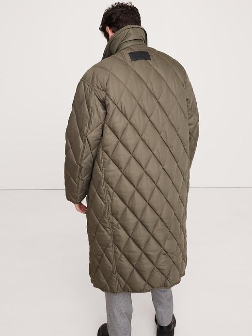 Oversized Quilted Carcoat Product Image