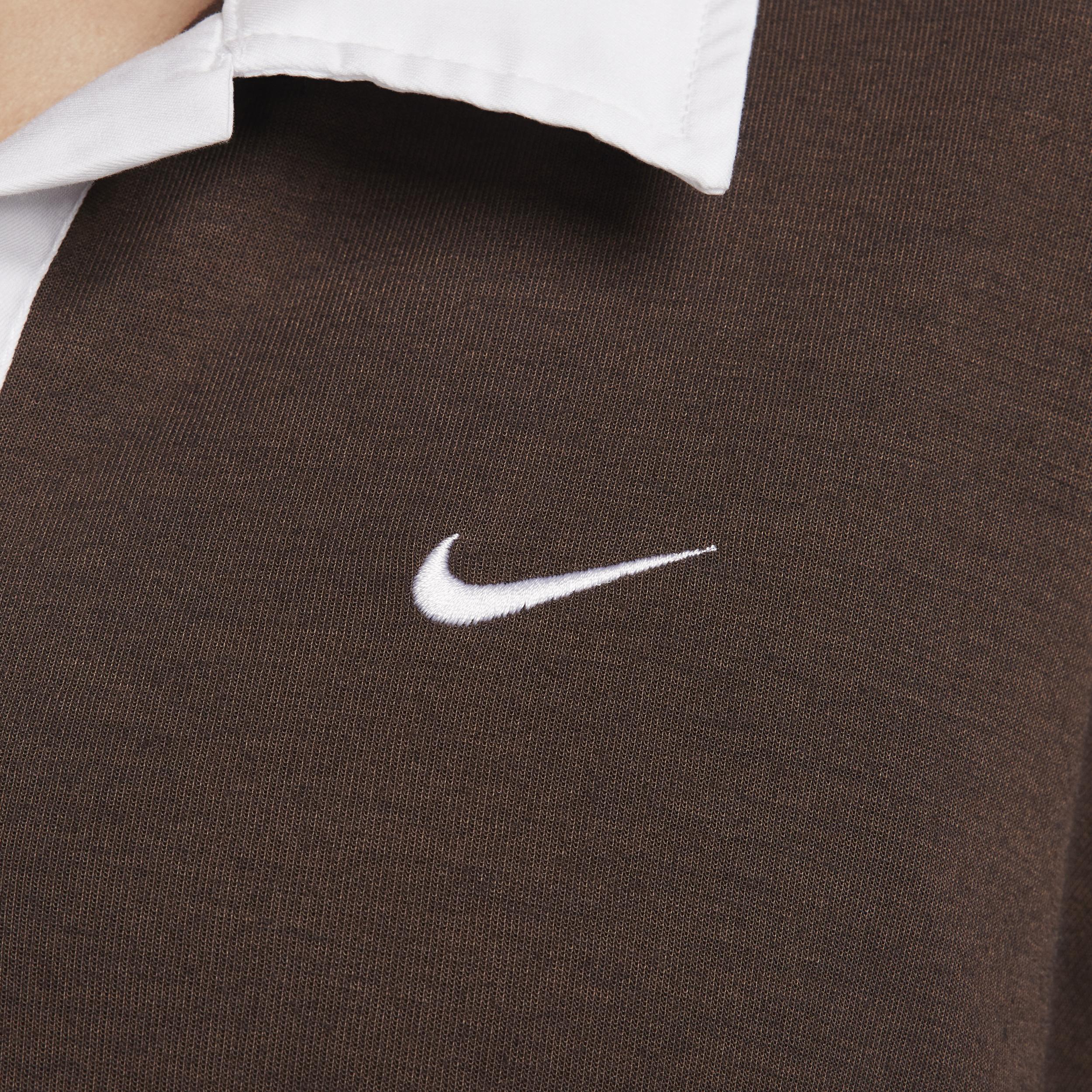 Women's Nike Sportswear Essential Oversized Long-Sleeve Polo Product Image