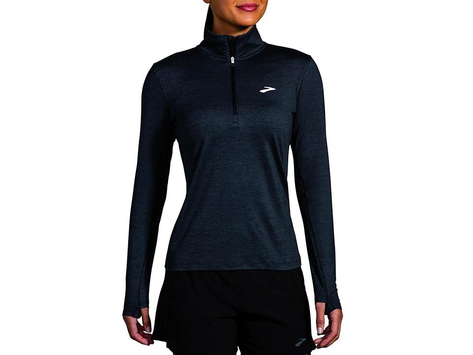 Brooks Dash 1/2 Zip 2.0 (Heather ) Women's Clothing Product Image