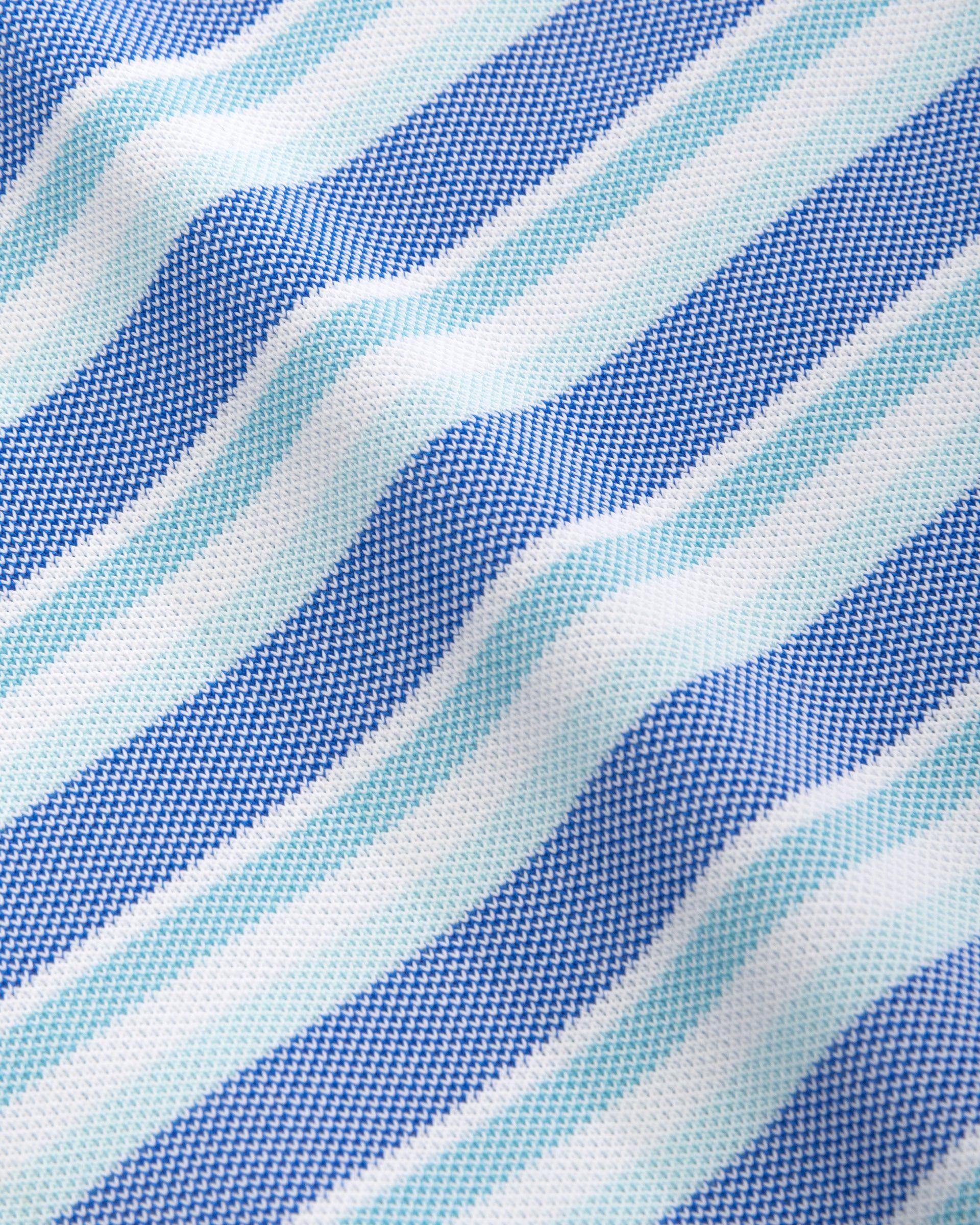 johnnie-O Fez Striped Mesh Performance Polo Product Image