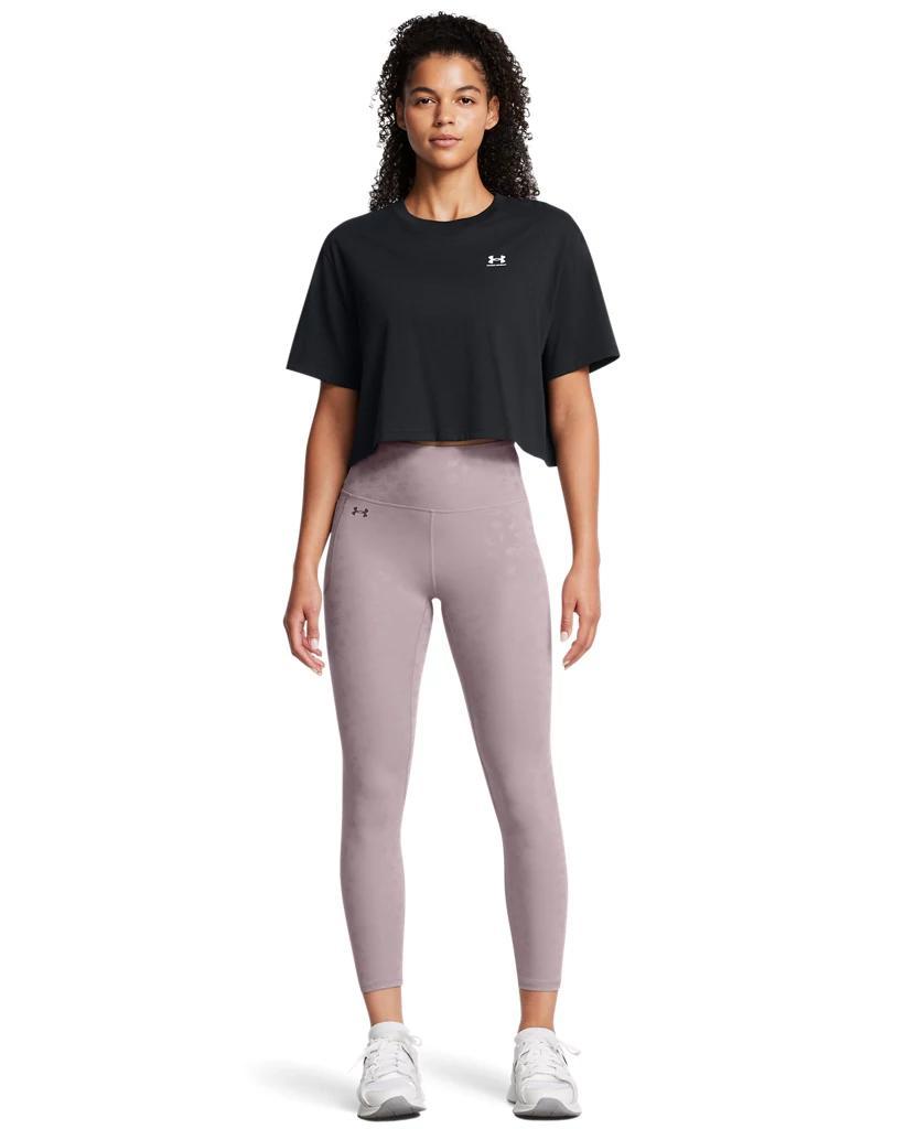 Women's UA Motion Gloss Printed Ankle Leggings Product Image