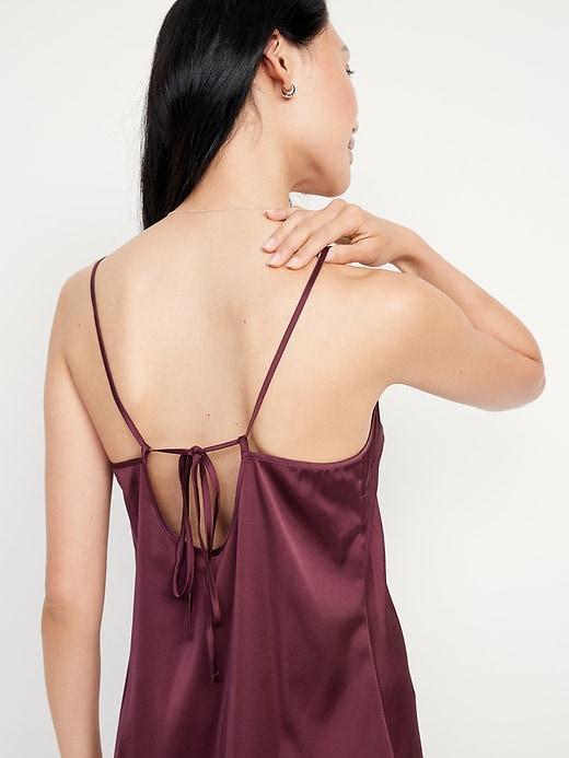 Strappy Satin Nightgown Product Image