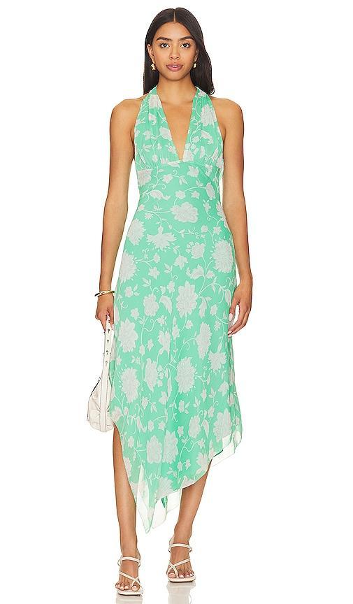 House of Harlow 1960 x REVOLVE Ingrid Midi Dress in Green. Product Image