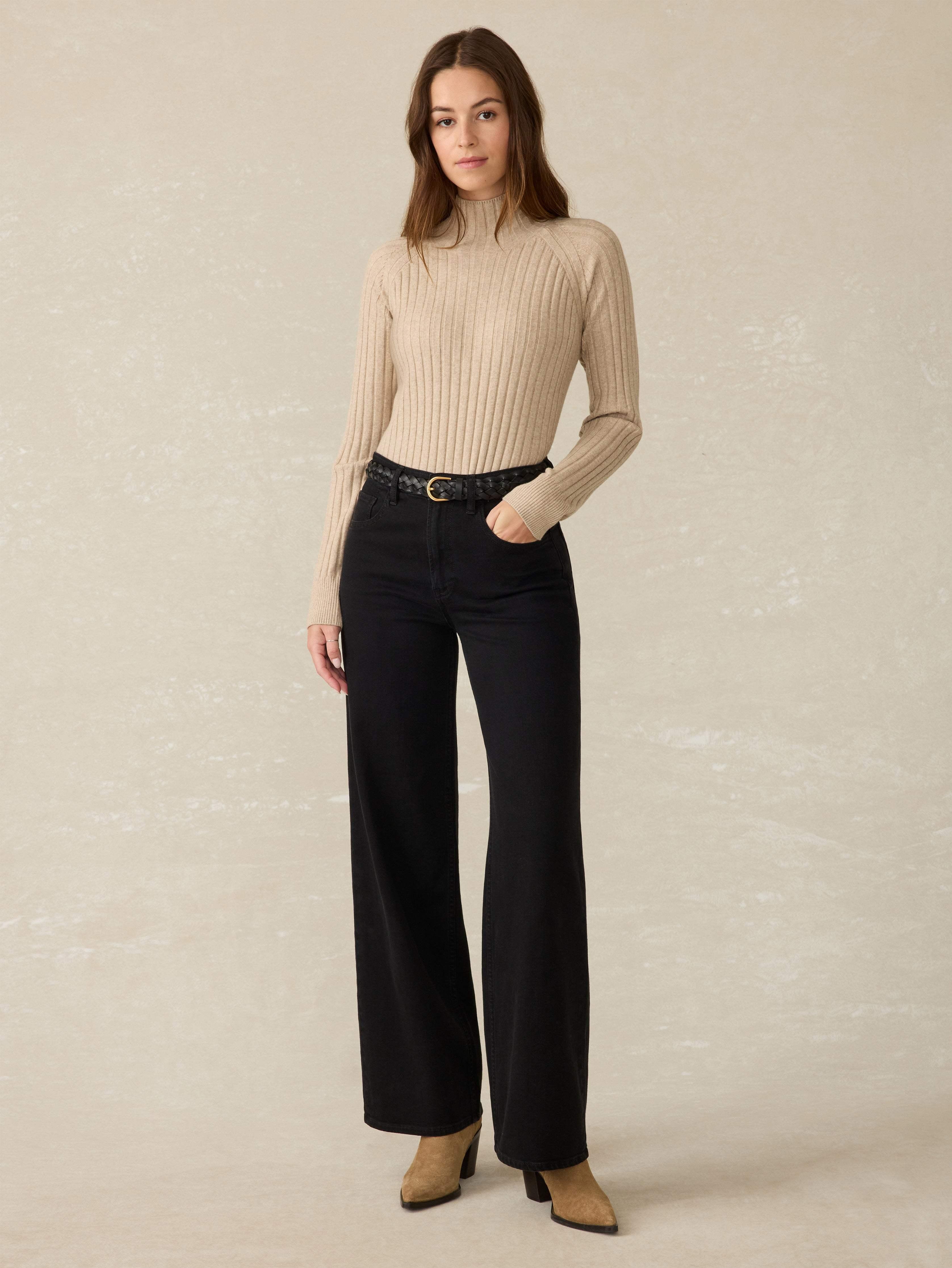 Dream Jean Wide Leg - Nocturne Wash Female Product Image