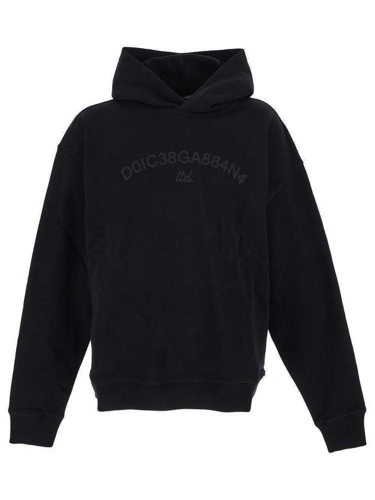 Logo Printed Hoodie In Black Product Image