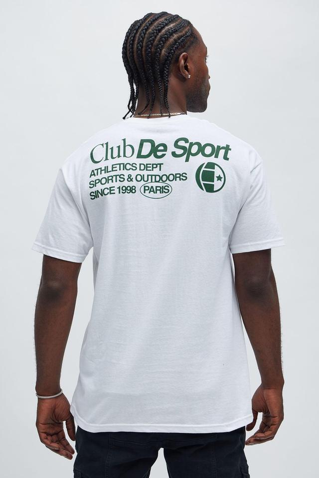 Club De Sport Short Sleeve Tee - White Product Image