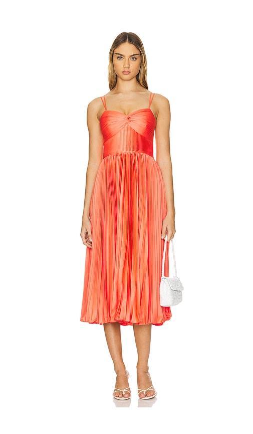 Krisley Pleated Midi Dress Product Image