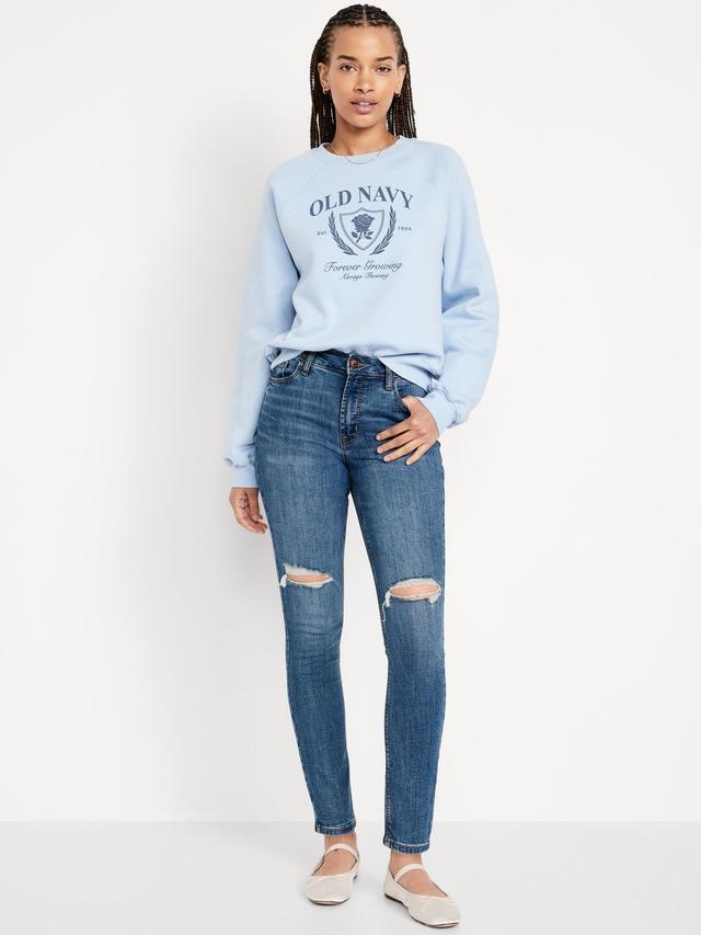 High-Waisted Rockstar Super-Skinny Jeans Product Image