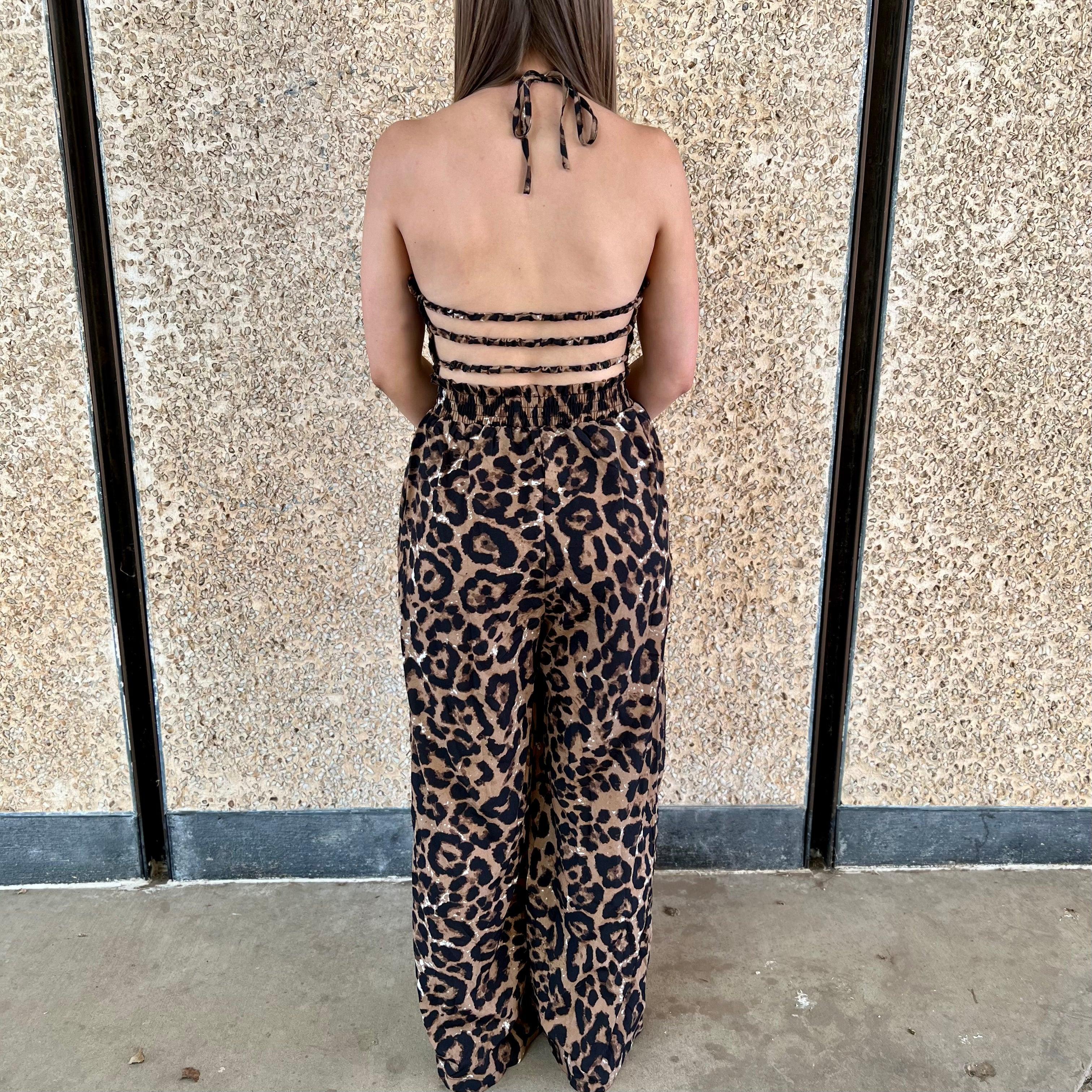 The Back Of The Leopard Jumpsuit* Product Image