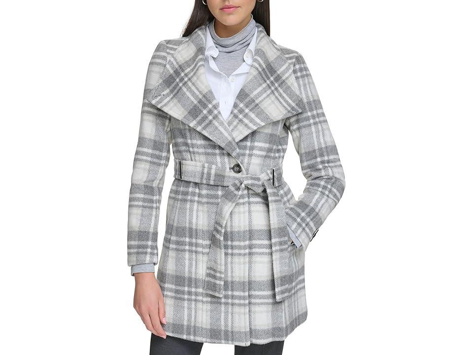 Calvin Klein Wool Wrap (Ash) Women's Clothing Product Image