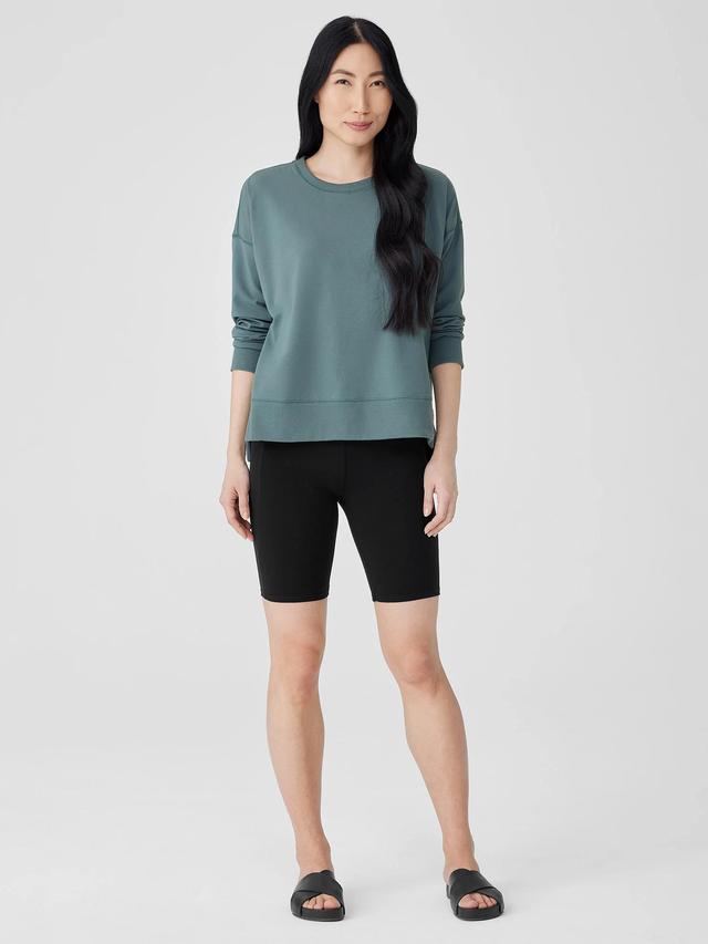 EILEEN FISHER Pima Cotton Stretch Jersey Shortsfemale Product Image