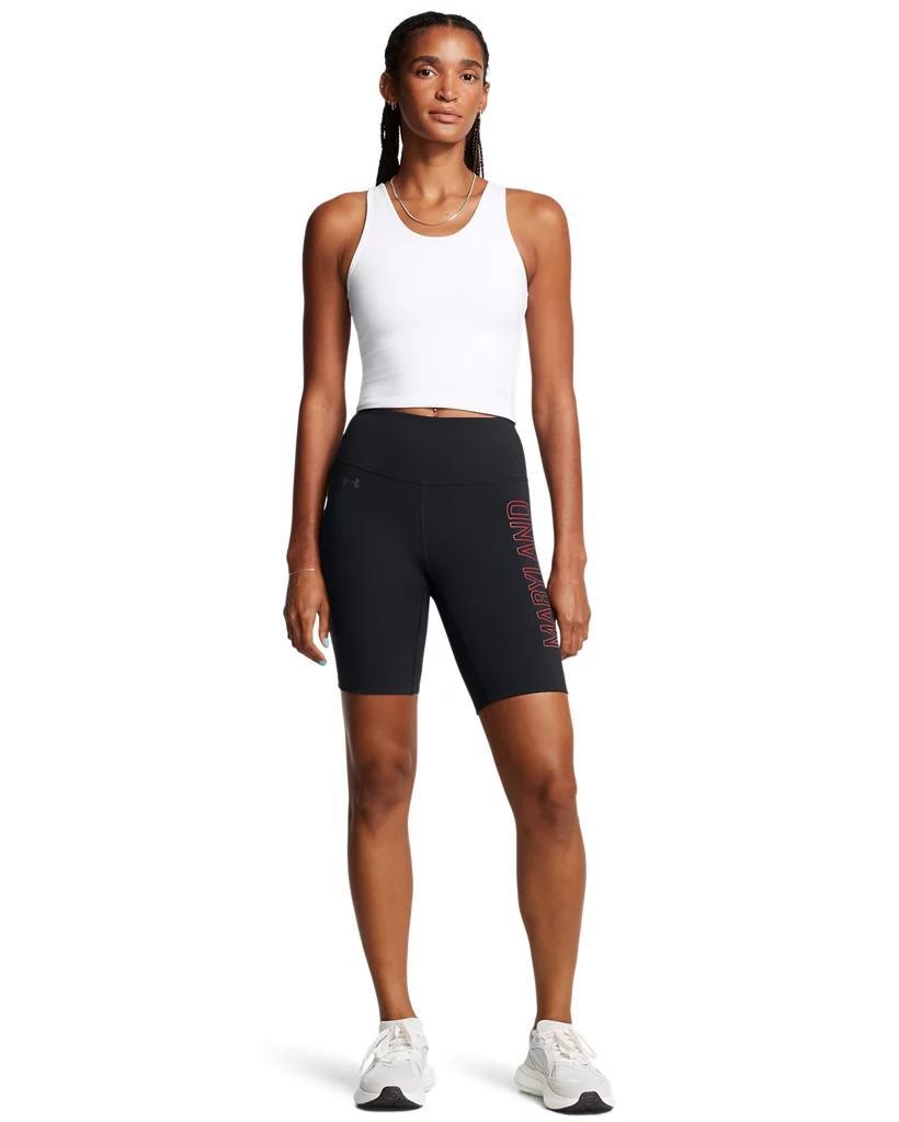 Womens UA Motion Collegiate Bike Shorts Product Image