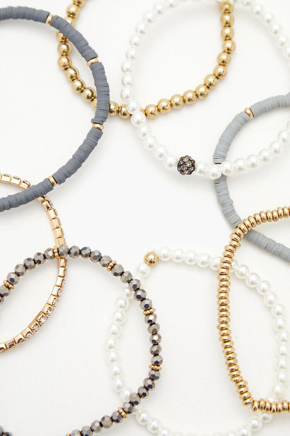 Beaded Stretch Bracelet Set | Forever 21 Product Image