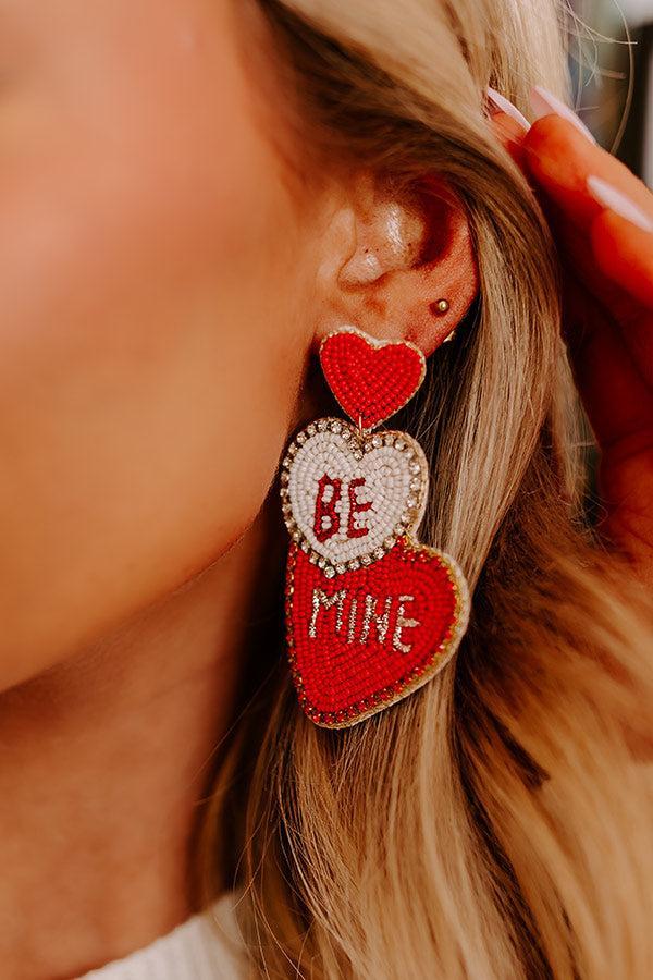 Be Mine Beaded Earrings Product Image