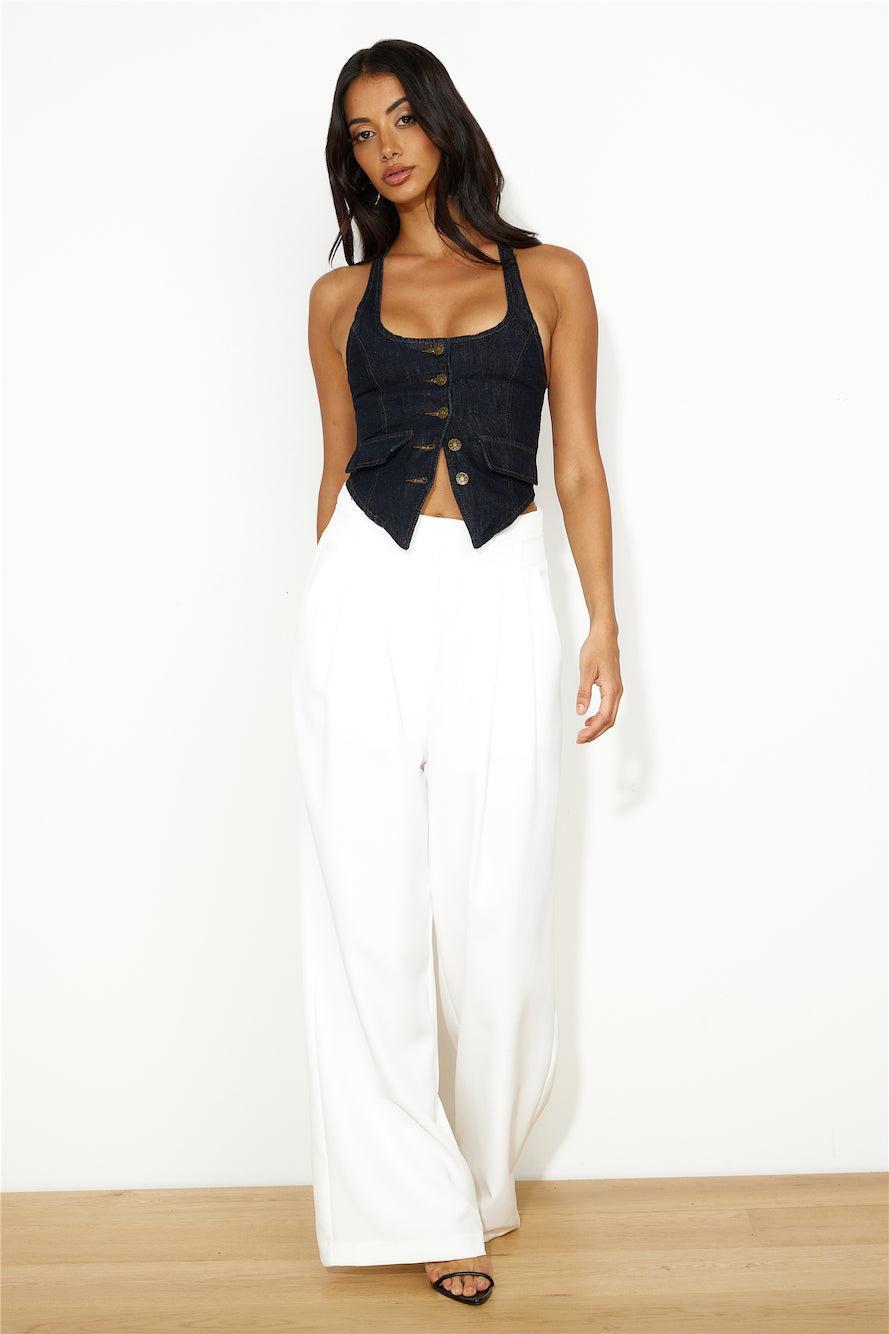 LIONESS Schiffer Pant White  Product Image