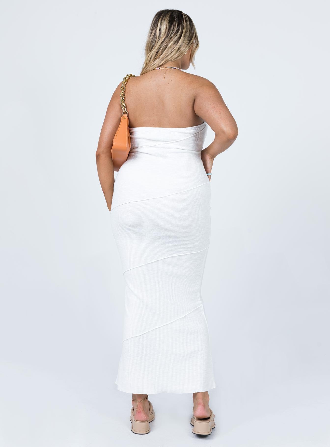 Oscar Midi Dress White Product Image