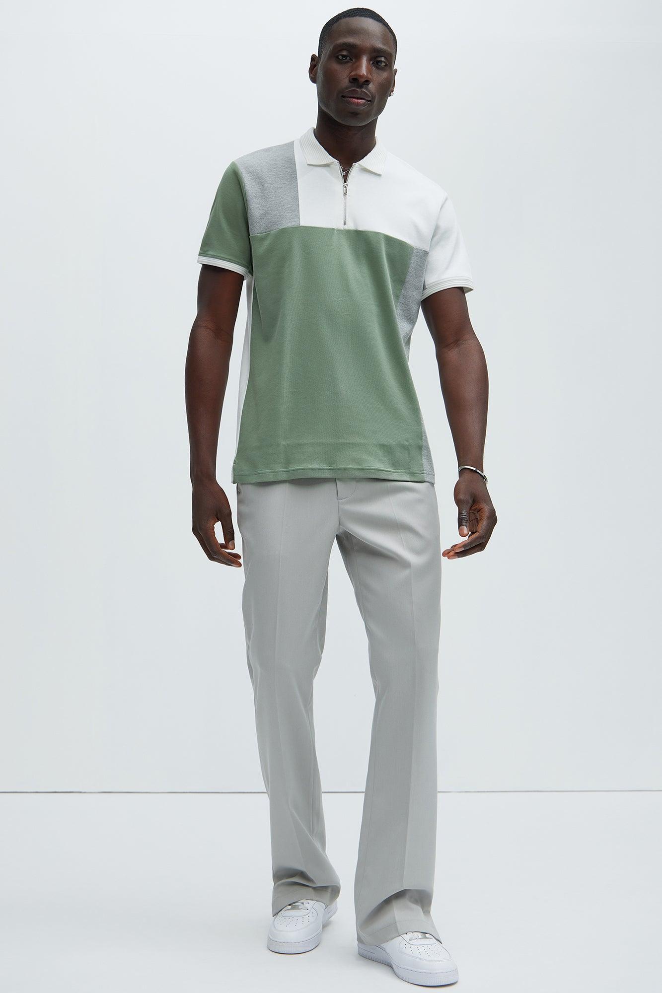 Color View Polo - Green/combo Product Image