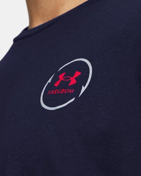 Under Armour® Men's S/S Navy Freedom Bass T-Shirt Product Image