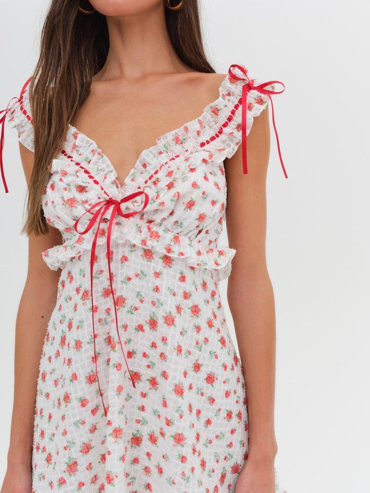 Gidget Mini Dress — Red Product Image