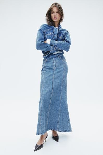 Flared Denim Skirt product image