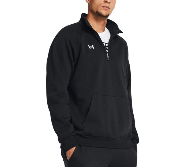 Under Armour Mens Rival Fleece Quarter-Zip Pullover - Mod Gry Product Image