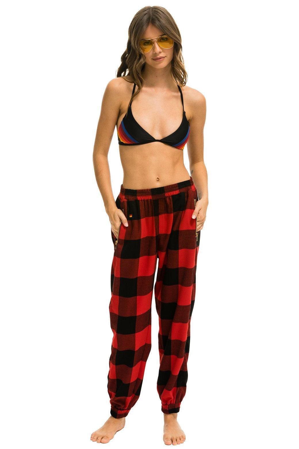 PLAID LODGE PANT - BUFFALO PLAID Female Product Image