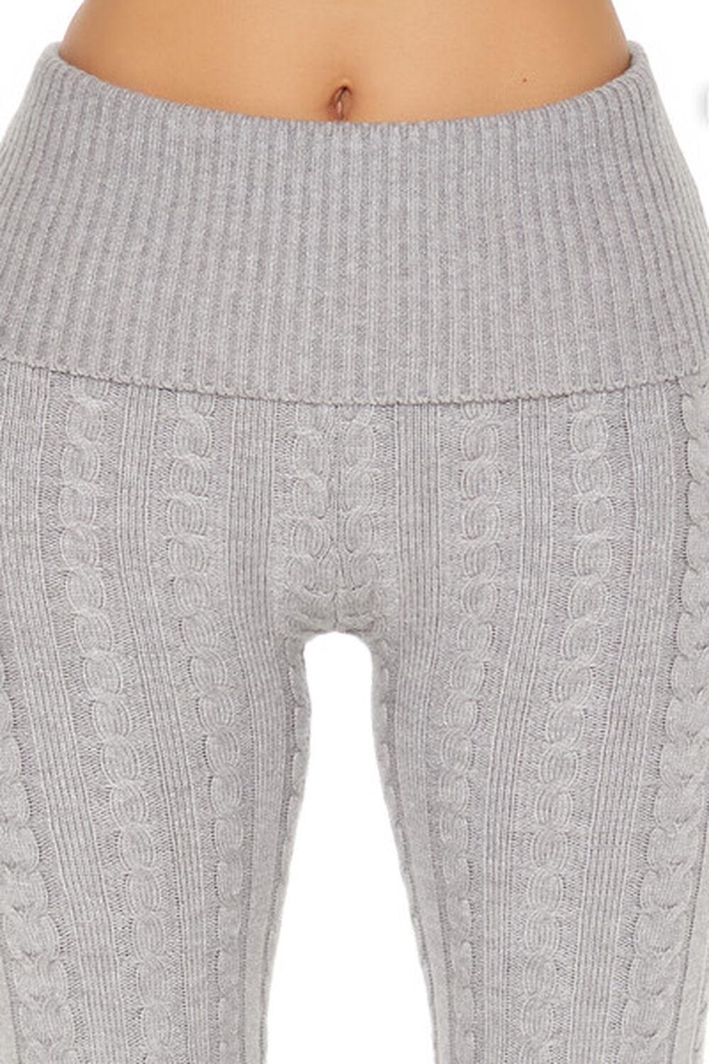 Foldover Sweater-Knit Pants | Forever 21 Product Image