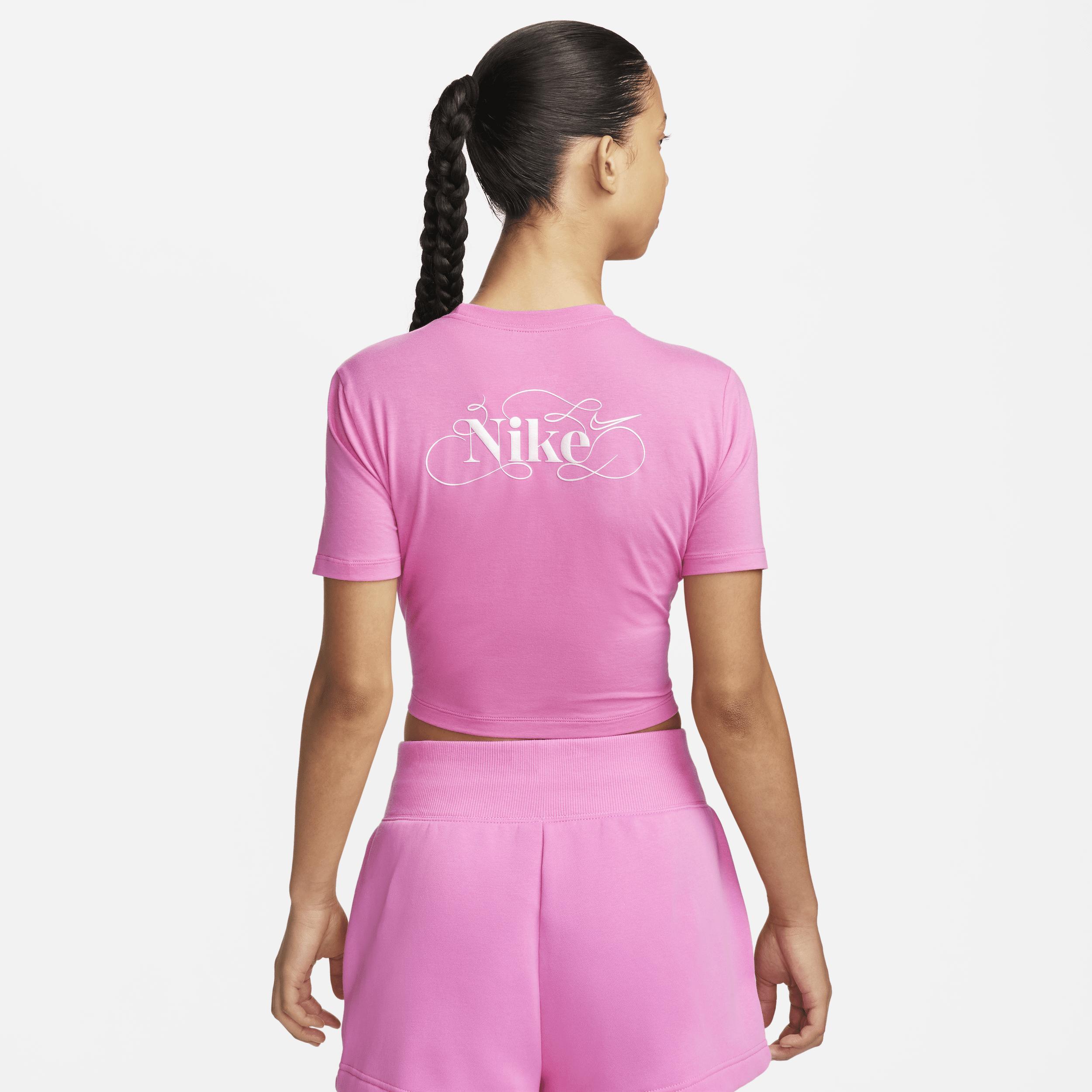 Women's Nike Sportswear Essential Slim Cropped T-Shirt Product Image