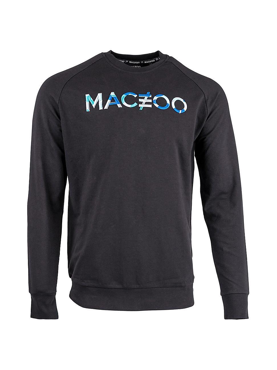 Maceoo Camo Logo Cotton Blend Sweater Product Image