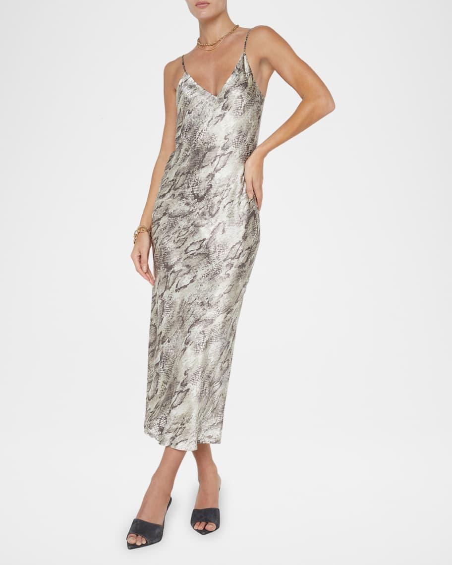 Seridie Snake Mid-Length Slip Dress product image