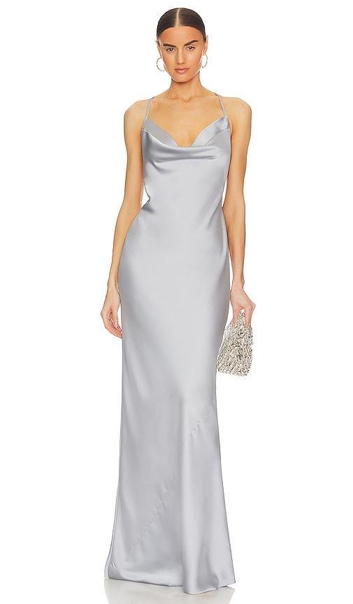 Cross Back Bias Gown Product Image