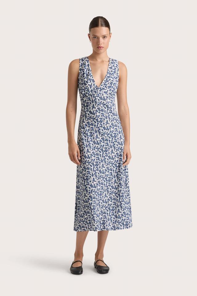 Valras Midi Dress Leilani Mid Blue Product Image