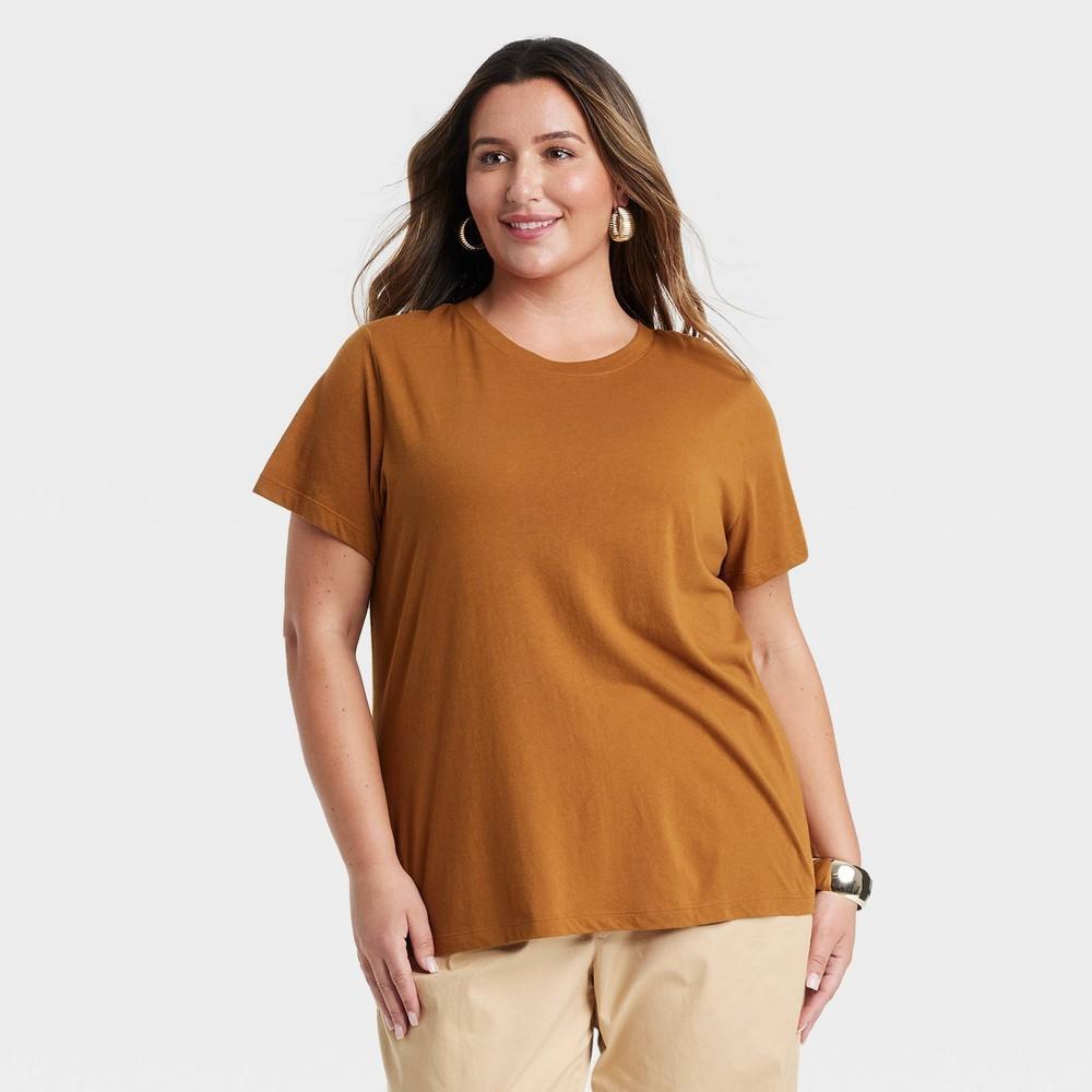 Womens Short Sleeve T-Shirt - A New Day Rust XXL product image