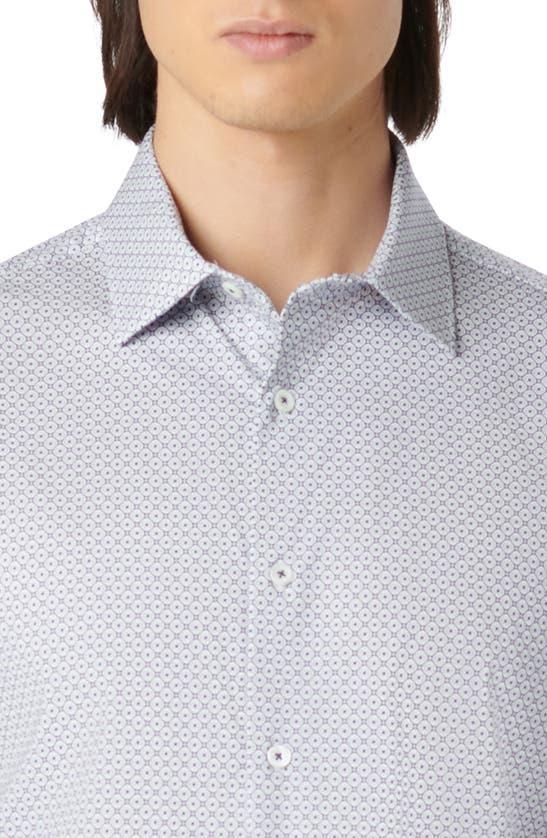 BUGATCHI Men's James Ooohcotton Sport Shirt In Navy Product Image