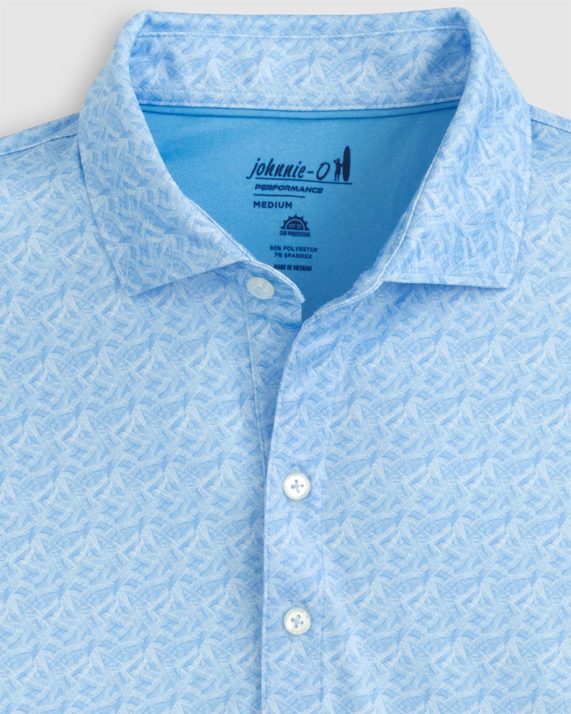 Paso Printed Jersey Performance Polo Male Product Image