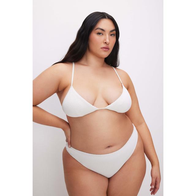 Womens Always Fits Perfect Fit Bikini Top | Cloud White, Size 2XL | Good American by Khlo Kardashian Product Image