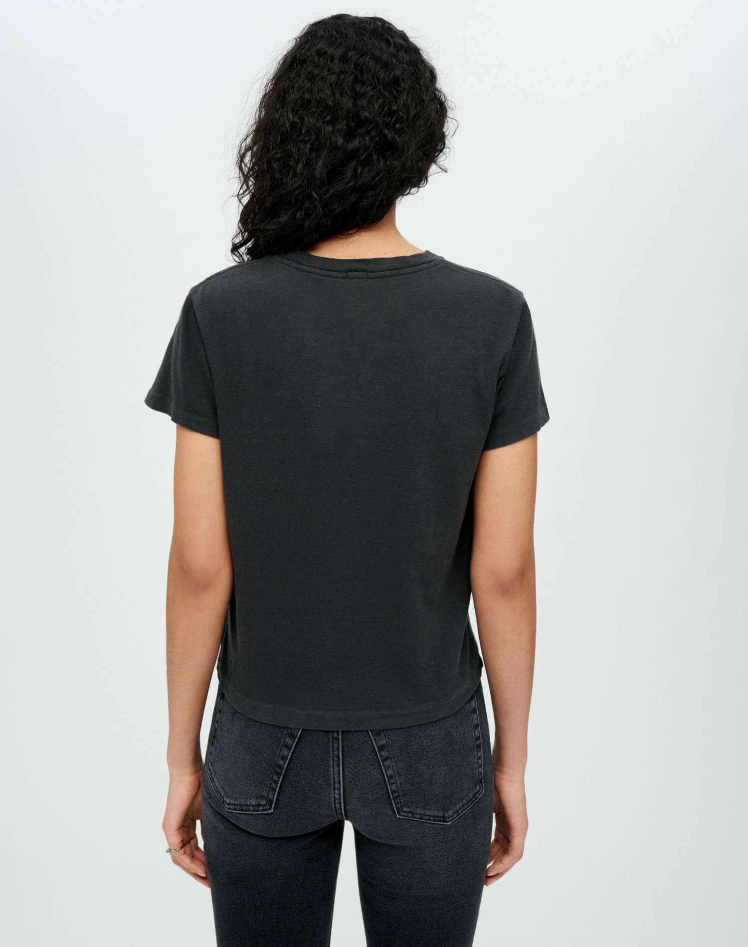 Hanes Classic Tee - Washed Black Female Product Image