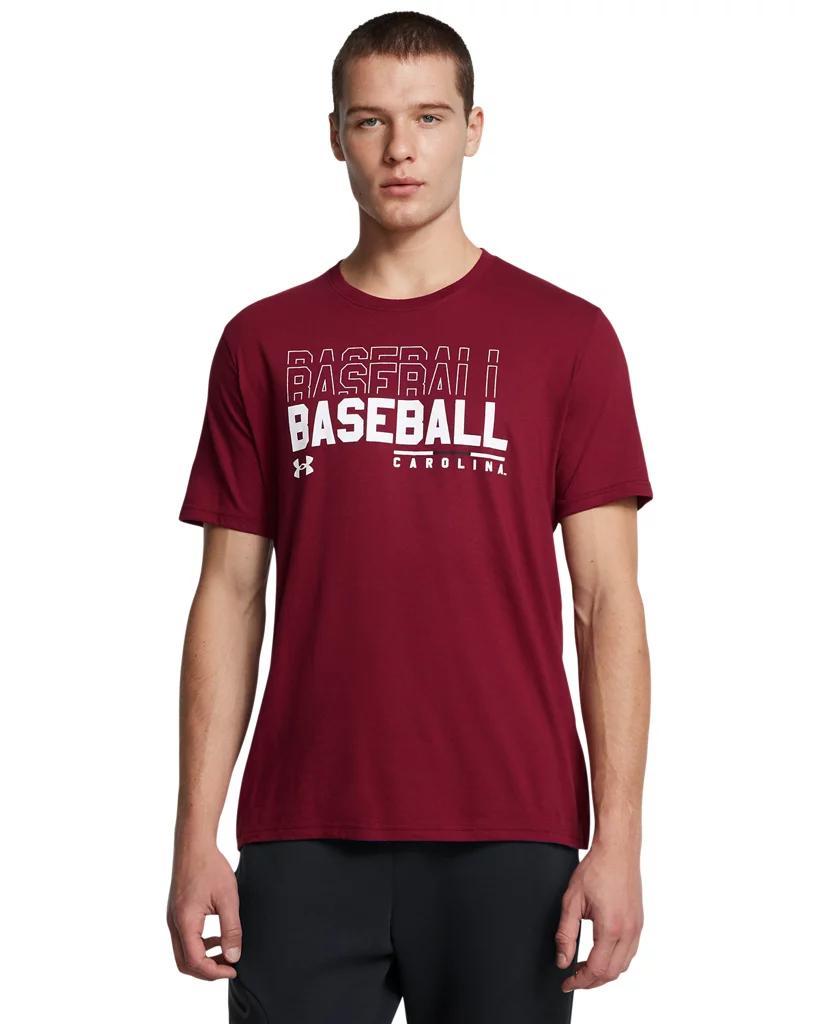 Men's UA Performance Cotton Collegiate T-Shirt Product Image