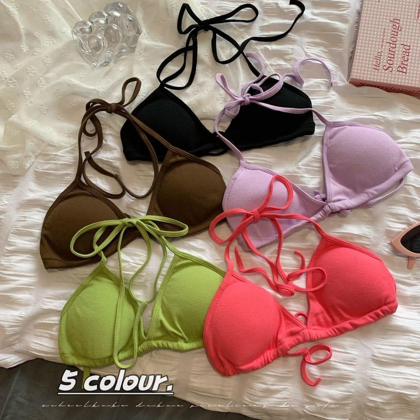 Plain Seamless Bra Product Image