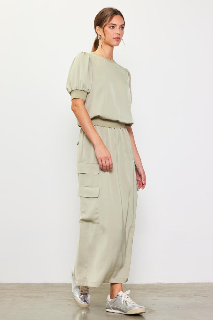 Cargo Midi Skirt Product Image