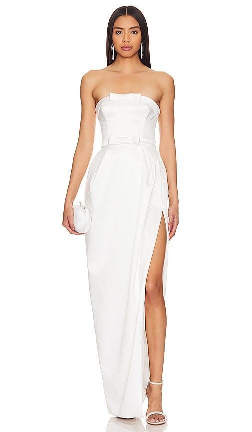 Lovers and Friends Scarlett Gown in White Product Image