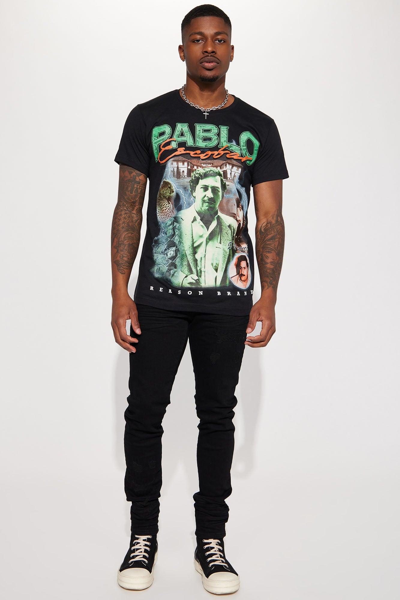 Pablo Escobar Remembrance Short Sleeve Tee - Black Product Image