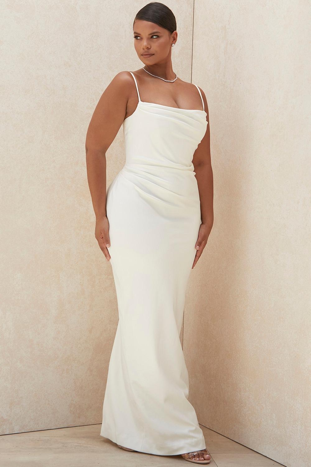 Margaux Ivory Draped Bridal Gown - Limited Edition Product Image