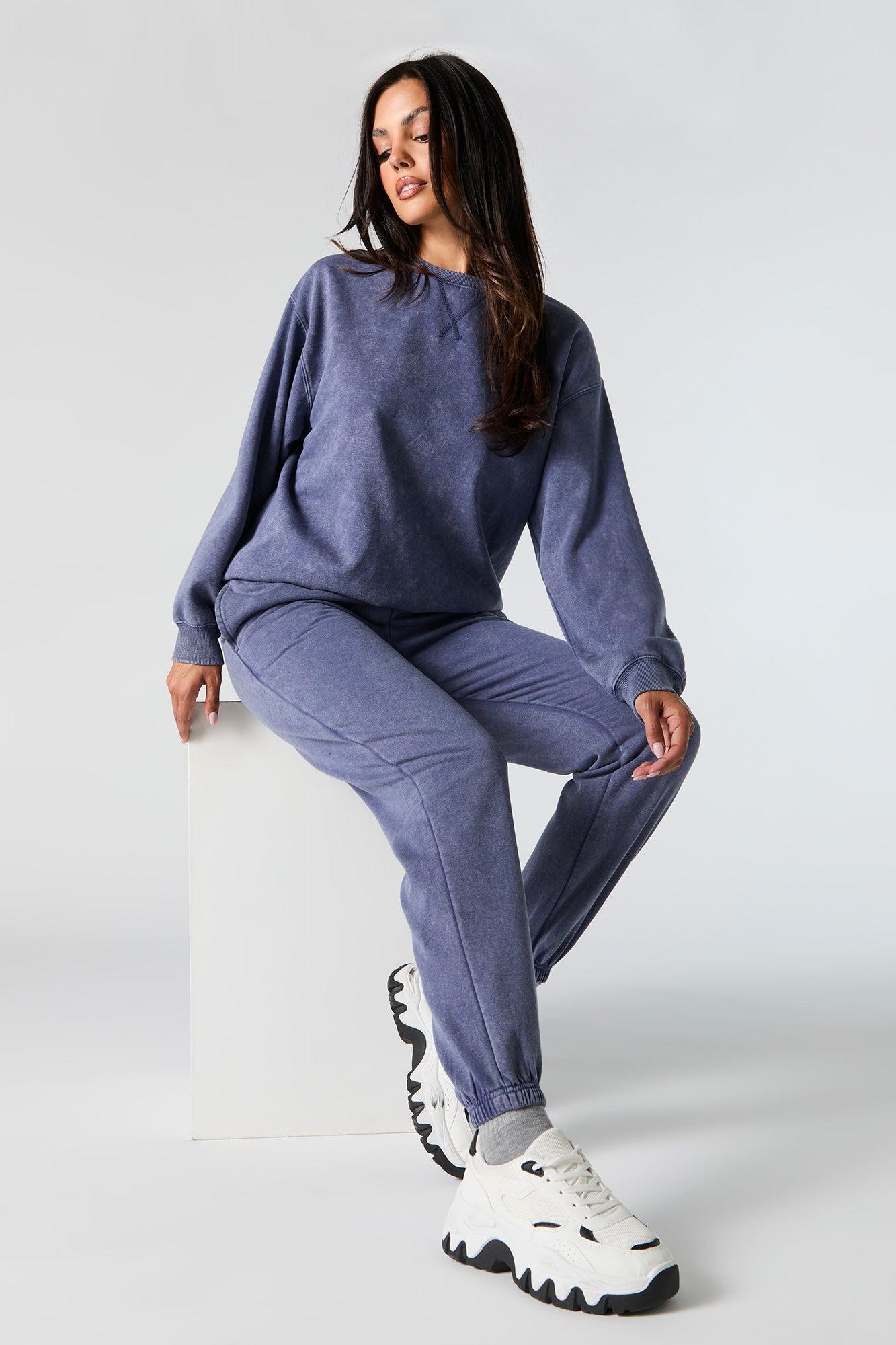 Washed Fleece Jogger Female Product Image