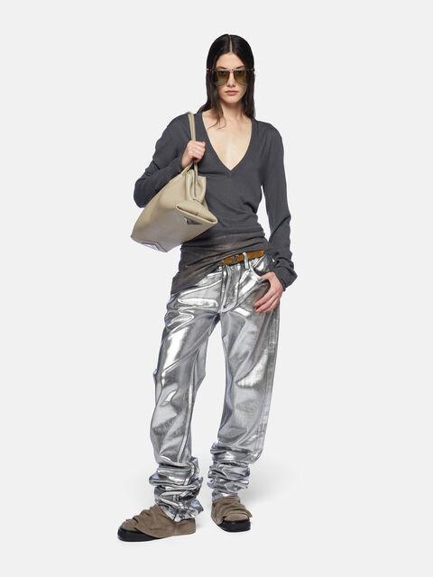 Silver long pants Product Image