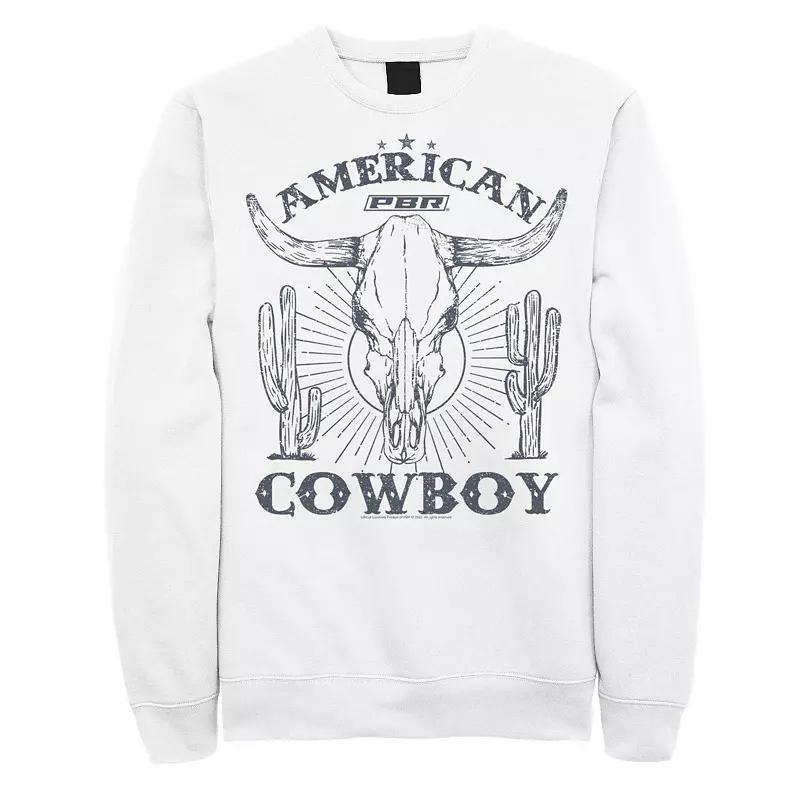 Mens Professional Bull Riders American Cowboy Desert Skull Sweatshirt Product Image