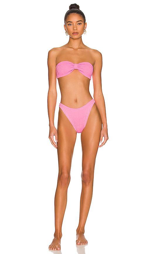 Hunza G Jean Bikini Set in Lavender. Product Image